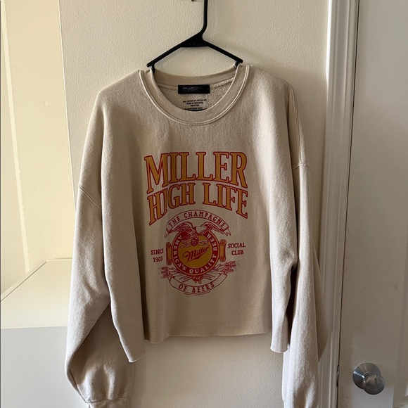 Miller High Life x Junk Food Crewneck - Picture 1 of 5